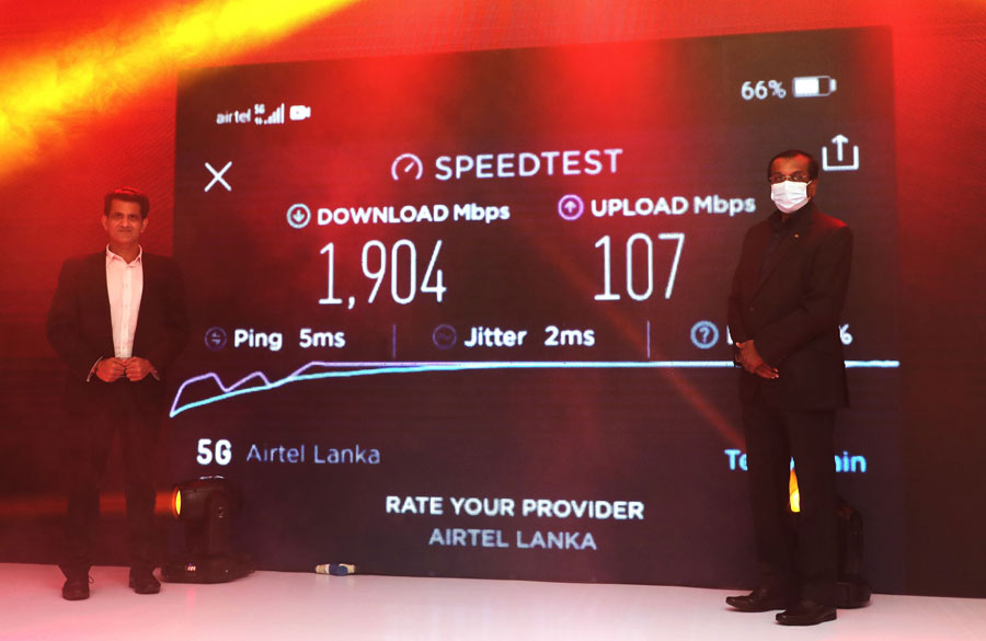 Airtel commences 5G trials records highest speeds in Sri Lanka
