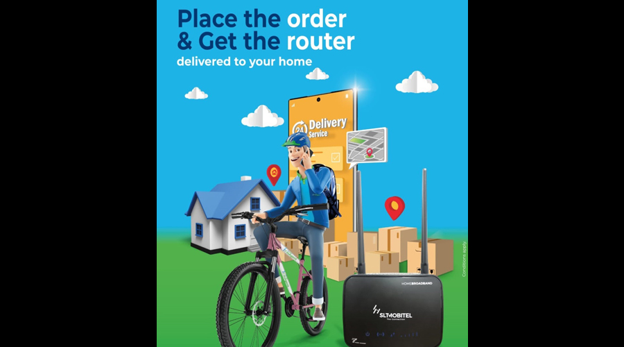 SLT MOBITEL brings its unmatched connectivity closer with 4G Router Home delivery service