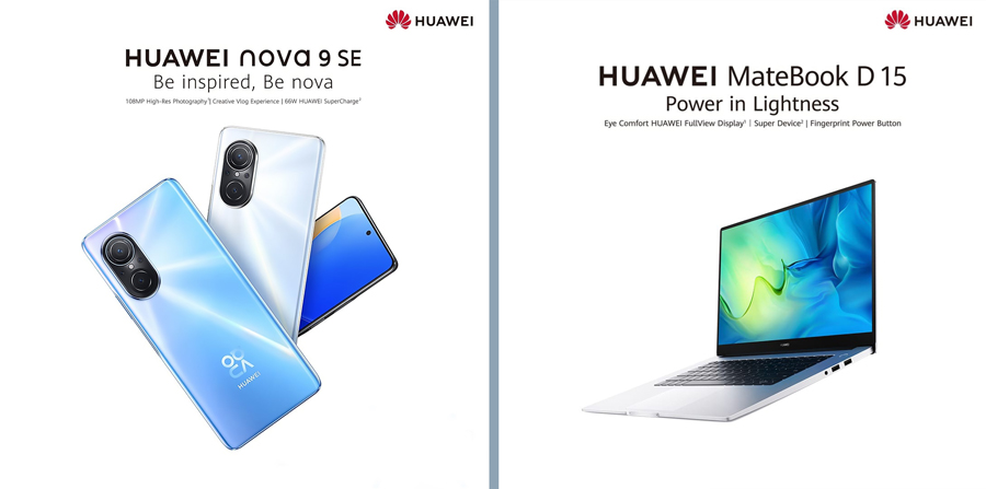 Huawei launches stylish Nova 9 SE and 11th Gen MateBook D 15 in Sri Lanka