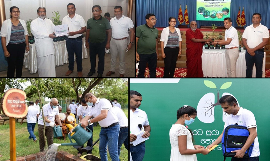SLT MOBITEL Continues Nationwide Tree Planting Programs in Anuradhapura and Colombo