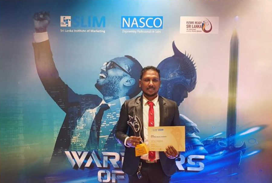 Airtel Lankas Nuwan Fernando wins Gold at SLIM NASCO 2020