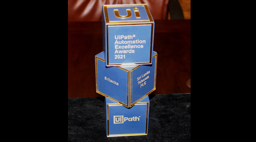 SLT MOBITEL recognized at UiPath Automation Excellence Awards 2021 as Changemaker of Automation