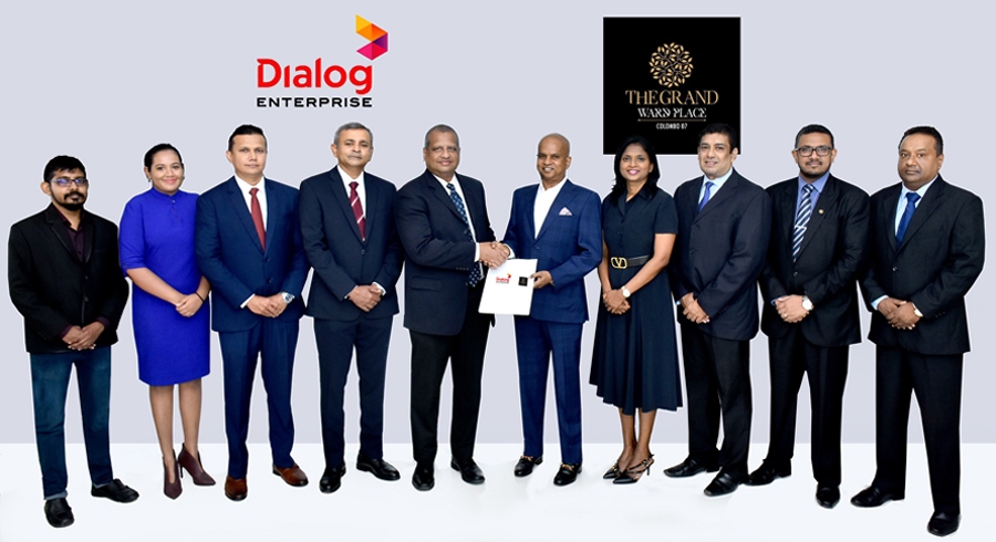 Dialog Enterprise partners The Grand Ward Place to deploy ultra fast fibre connectivity solutions
