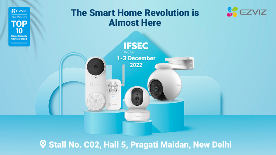 EZVIZ brings the smart home revolution with futuristic smart home products at IFSEC 2022