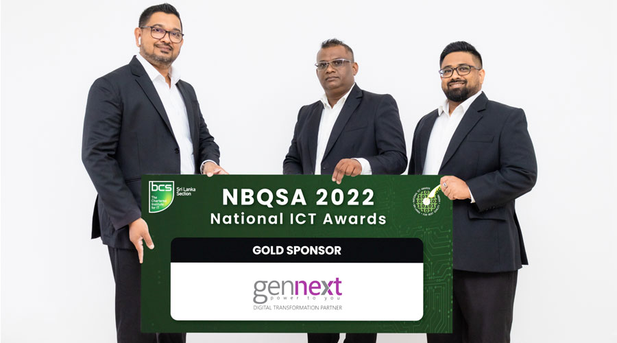 GENNEXT Sri Lanka joins National ICT Awards NBQSA 2022 as Gold Partner