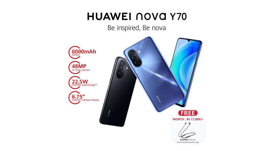 Huawei launches the nova Y70 feature packed smartphone at a customer friendly price point