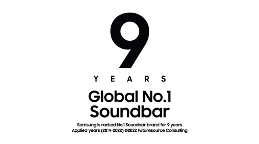 Samsung Soundbar Ranks No.1 in Global Sales for 9 Consecutive Years