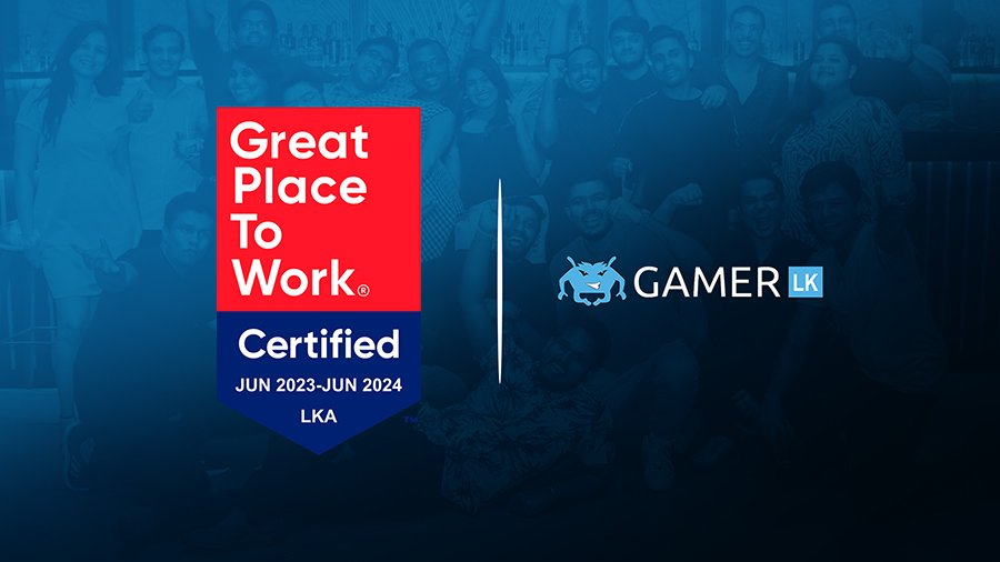 Gamer.LK Makes History Again as First Sri Lankan Esports Company to Secure Back to Back Great Place to Work Certification