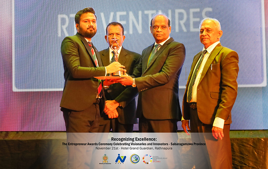 Nishad Mubarak Wins Bronze Award at the Sabaragamuwa Province Entrepreneur of the Year Award Ceremony 2022