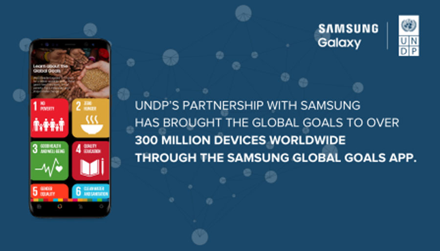 Samsung and UNDP help achieve the 2030 Agenda through SGG App