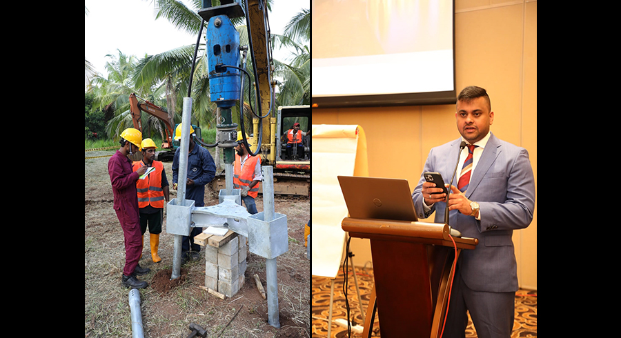Ceylon Energy introduces Helical Anchors Redefining construction in Sri Lanka