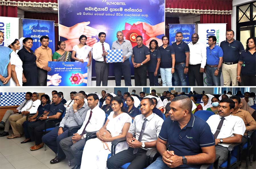 SLT MOBITEL commemorates Vesak week donating Rs 8 Mn worth essential drugs to hospitals islandwide