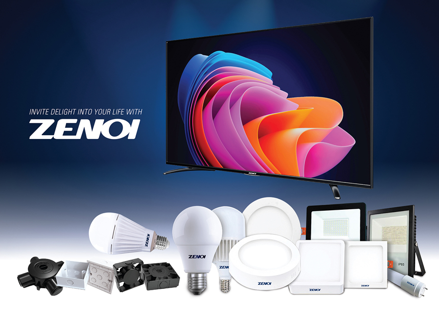 ZENOI lighting LED Televisions and electrical Products solutions from Electrozen