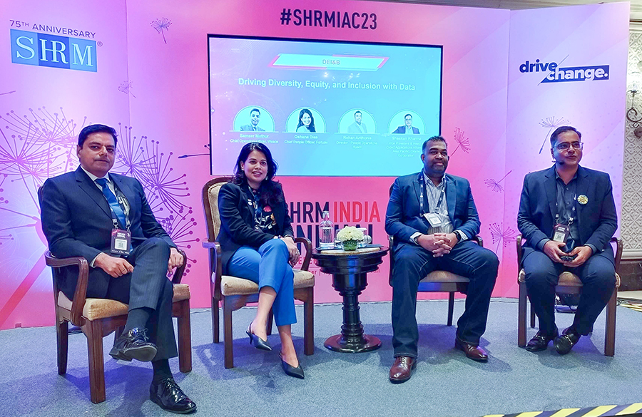 Rehan Anthonis of Sysco LABS speaks at SHRM Annual Conference India 2023