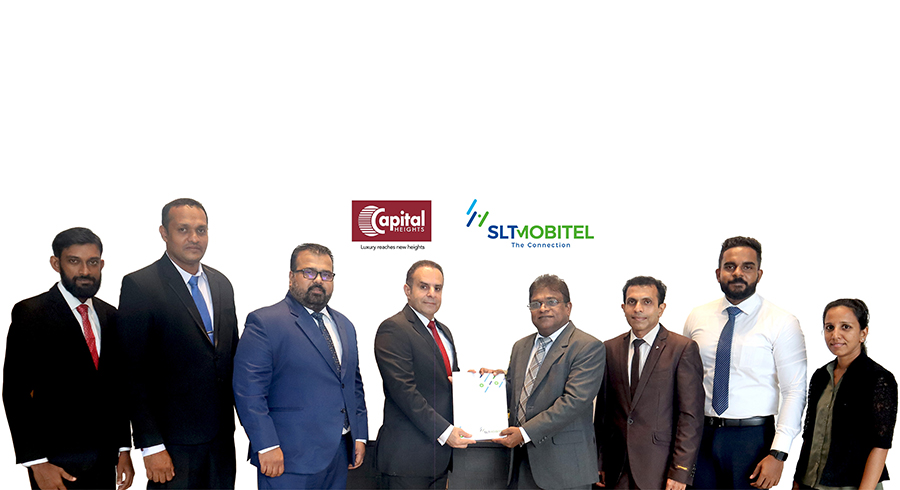 SLT MOBITEL Fibre enables ultra fast connectivity for Blue Star Realties new Capital Heights project