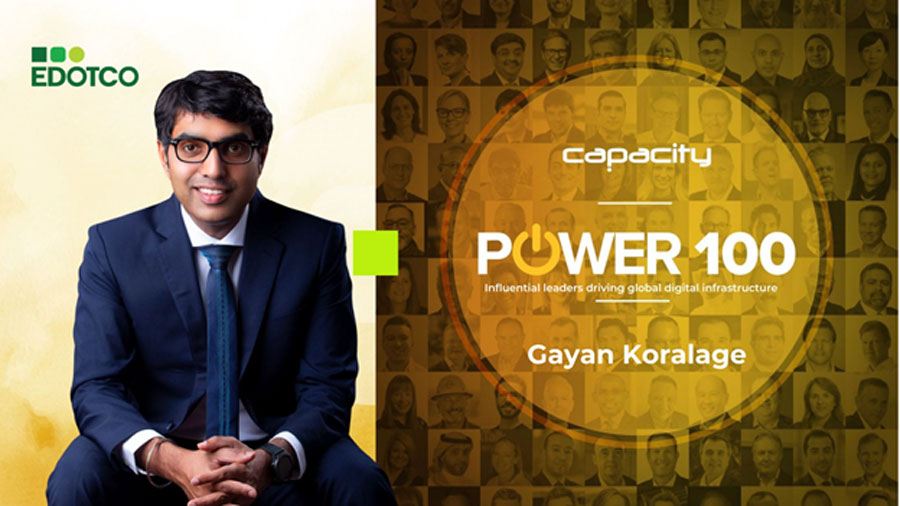 EDOTCO Sri Lanka s Gayan Koralage Recognised as Top 100 Global Digital Infrastructure Leader