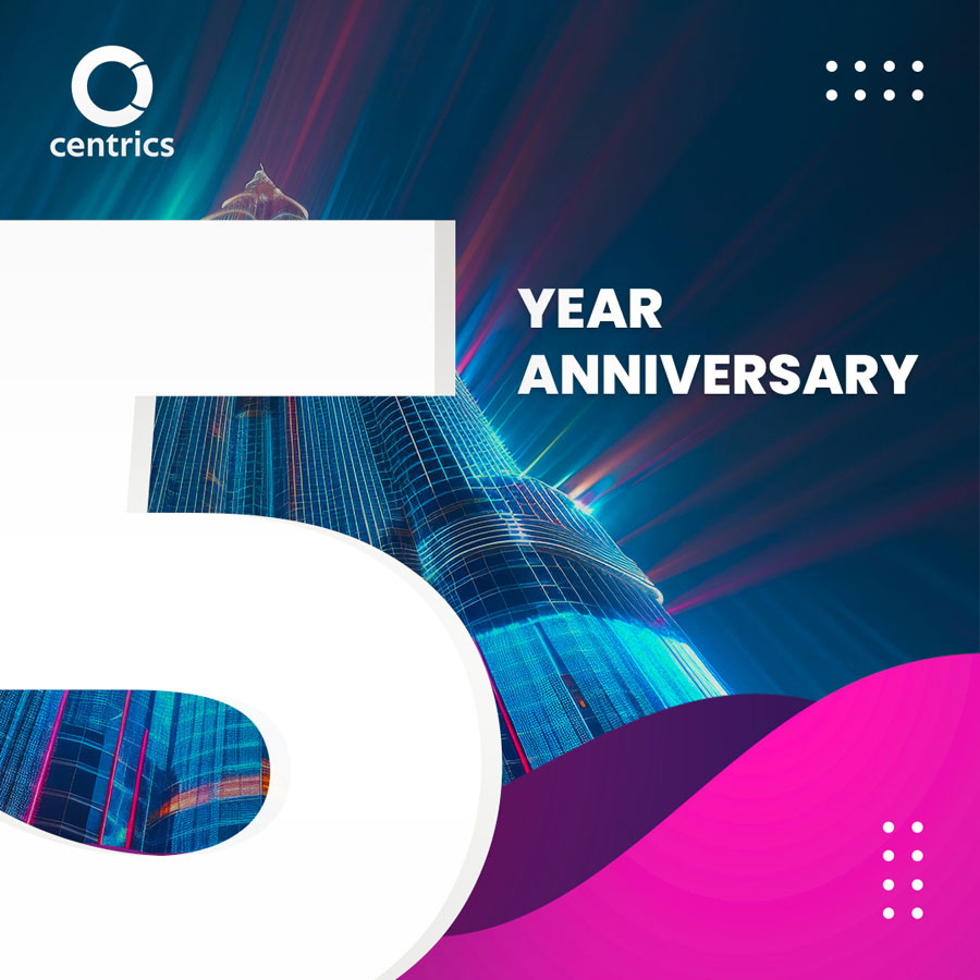 Centrics Celebrates 5 Years of ERP Excellence