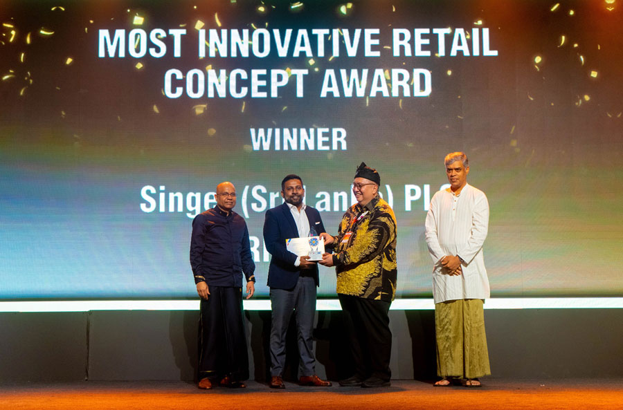 Singer Sri Lanka wins FAPRA Country Awards for Most Innovative Retail Concept 2023 2024