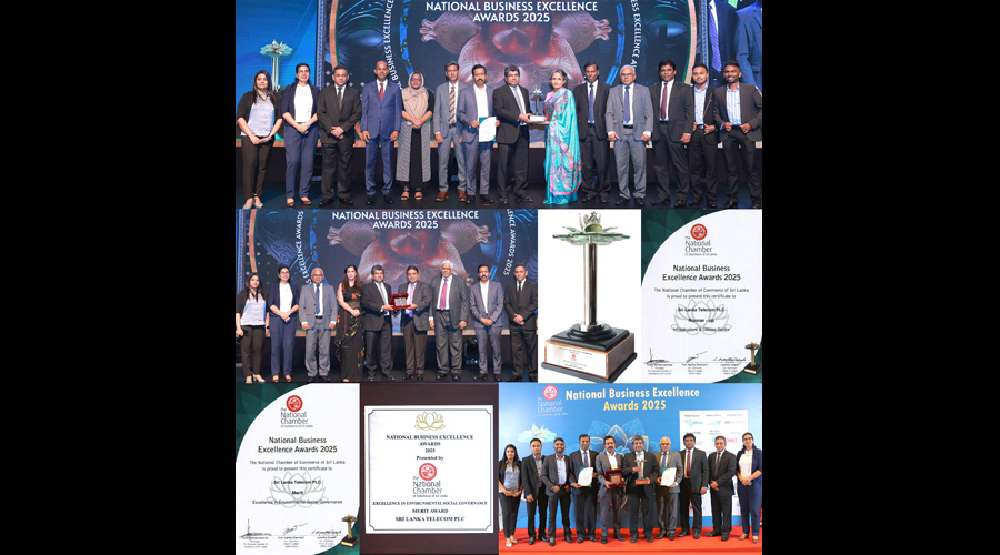 SLT MOBITEL achieves double recognition at the National Business Excellence Awards 2025
