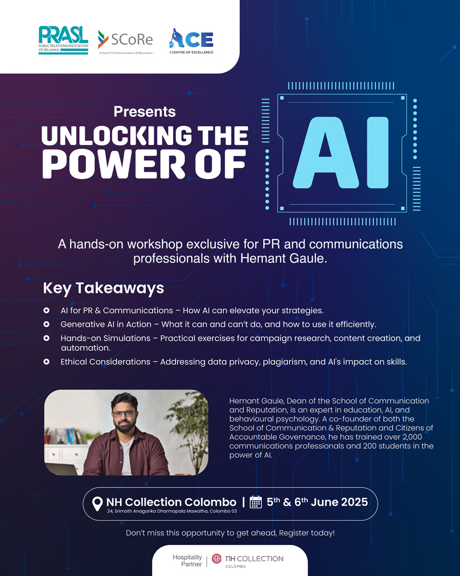 PRASL Partners with SCoRe to Host Groundbreaking Workshop on AI for Communications Professionals