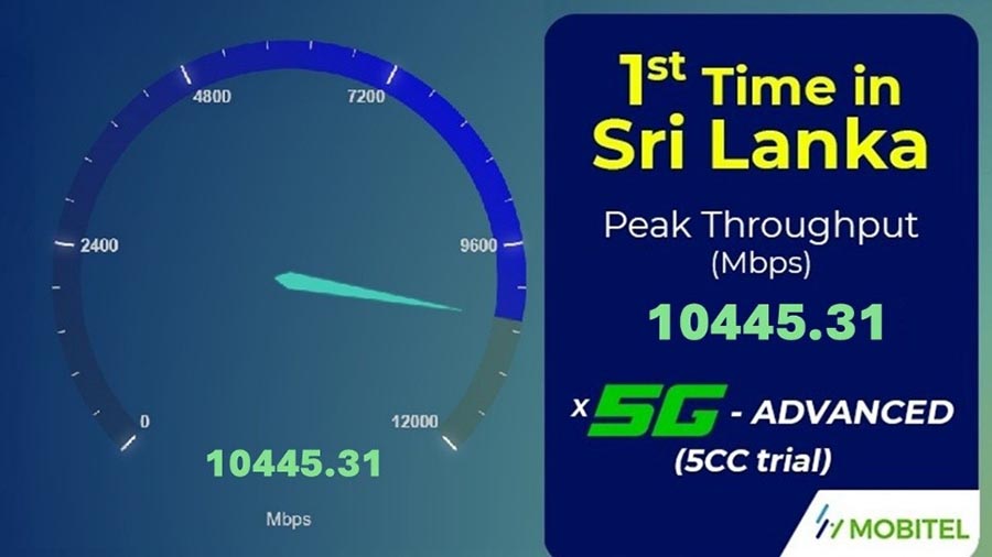 SLT MOBITEL becomes first in Sri Lanka to achieve fastest 5G speeds exceeding 10Gbps