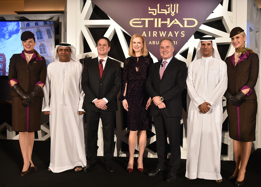 Hollywood Glamour for Etihad Airways New Global Brand Campaign