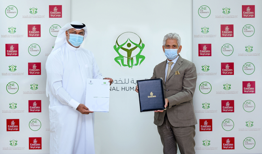 Emirates SkyCargo signs humanitarian logistics MoU with International Humanitarian City