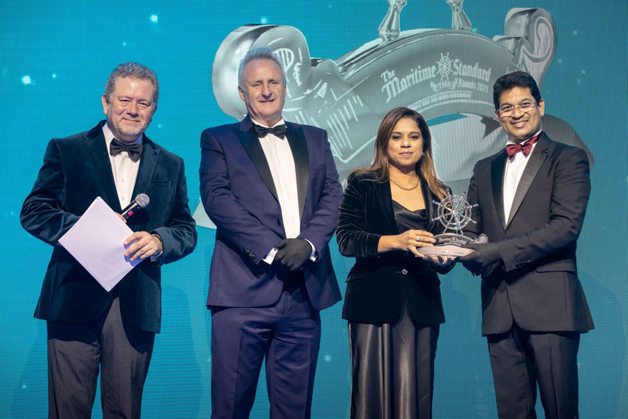 McLarens Group Shehara De Silva named Woman in Shipping at the Maritime Standard Awards