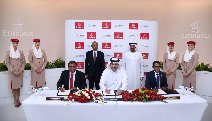 Emirates reaffirms its long standing partnership with Maldives at Expo 2020