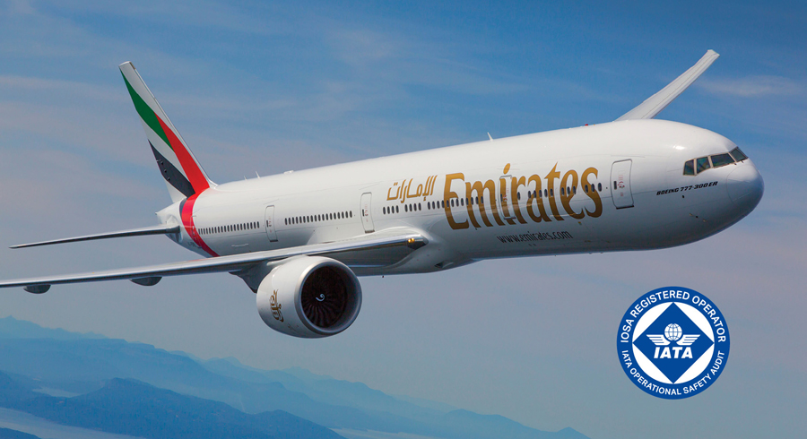 Emirates reaffirms its industry leading safety standards