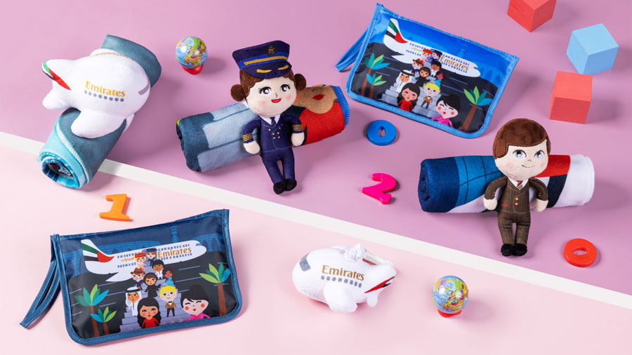 Kids fly better with Emirates new range of collectible toys and bags