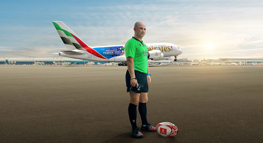 Emirates ushers in Rugby World Cup 2023 excitement with renowned referee Jaco Peyper