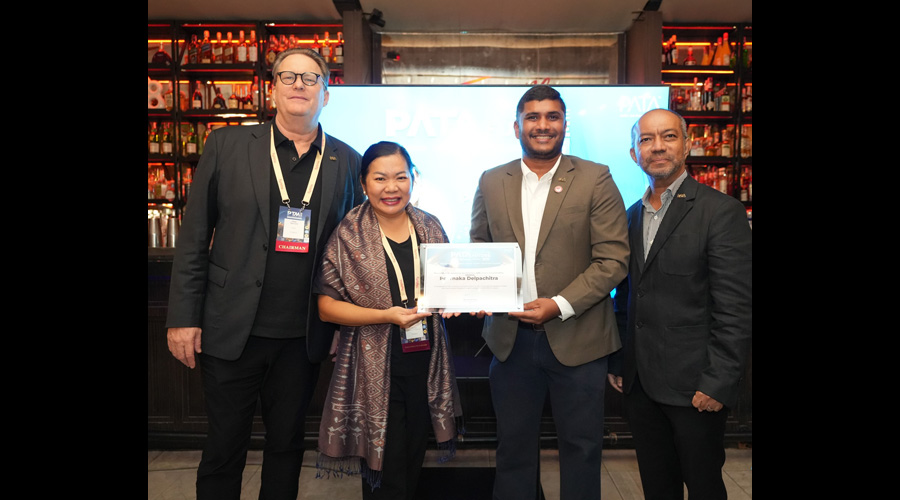 Intrepid Travels Sri Lanka GM Poornaka Delpachitra recognized as a 2025 PATA Face of the Future awardee for sustainability initiatives