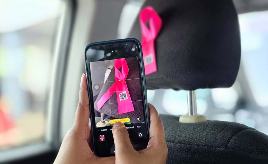 Kangaroo Cabs turns every ride into a message of hope with its pink ribbon campaign