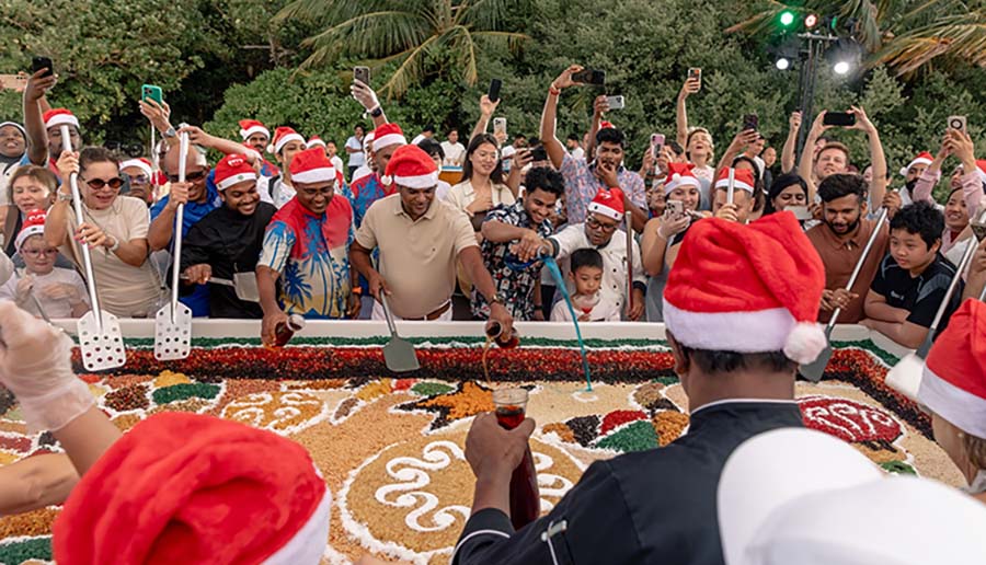 Sun Siyam Olhuveli Annual Cake Mixing Celebration