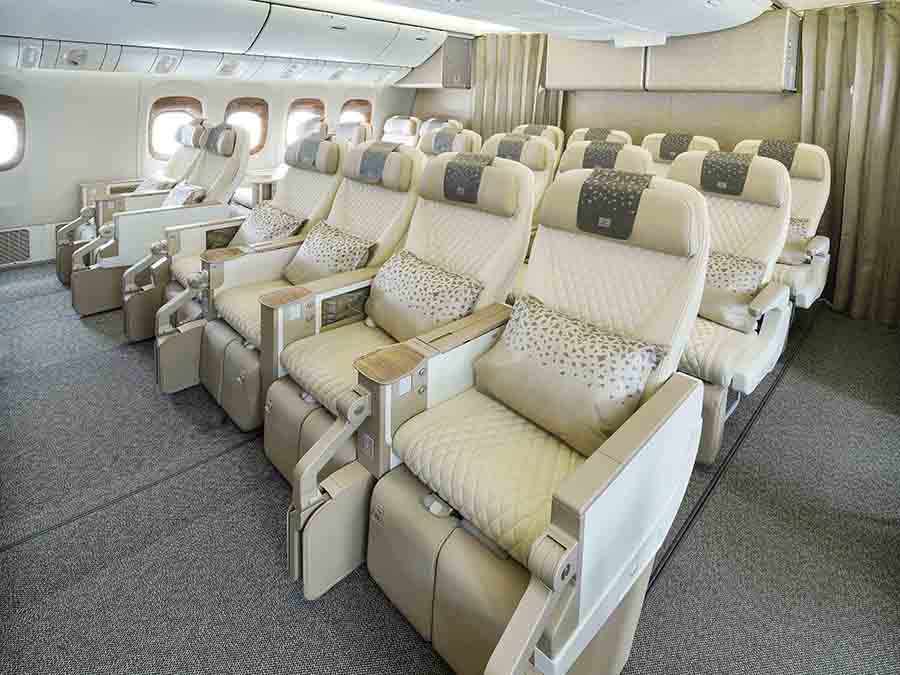 Emirates Premium Economy Cabin