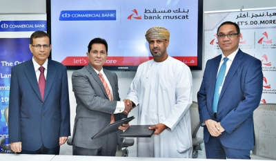 Commercial Bank signs agreement with Bank Muscat Oman for instant money transfers