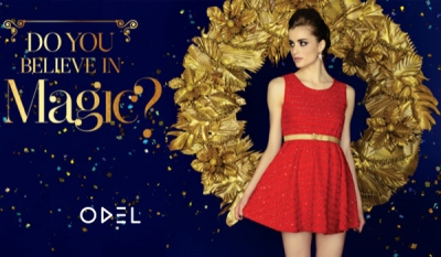 ‘Do you believe in magic?’ ODEL asks with dazzling X’mas makeover