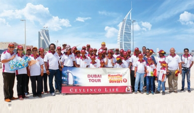 Ceylinco Life policyholders tour Dubai and Singapore