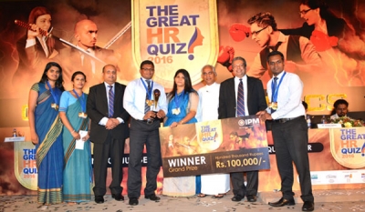 IPM Great HR Quiz 2016 : SDB Wins Champion’s Trophy