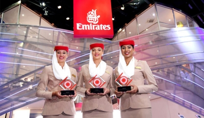 Emirates Scores Three Wins at the Business Traveller Middle East Awards 2016