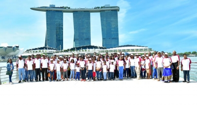 Ceylinco Life’s Family Savari winners enjoy 12th Singapore tour hosted by Company