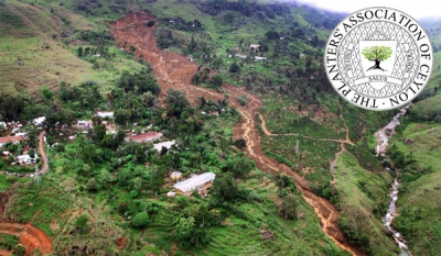 The Planters’ Association of Ceylon expresses its deep regret over the loss of lives caused by landslides in Koslanda