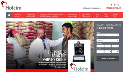 Holcim Lanka introduces masons.lk to promote certified and endorsed masons across the country