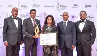 Ariyana Resort Apartments by Home Lands Skyline Honoured with the Award for The Best Housing Development in Sri Lanka 2018