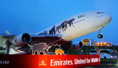 Emirates’ message against illegal wildlife trade goes around the world, and on a roundabout