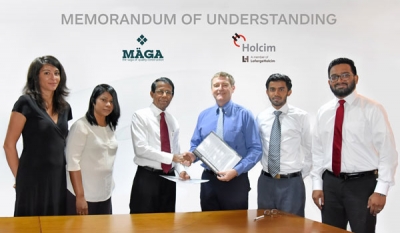 Holcim Lanka and Maga to work towards sustainability of the construction industry