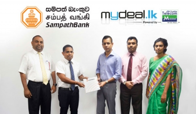 MyDeal.lk and MyStore.lk Announces Card-less Transactions in Partnership with Sampath Vishwa