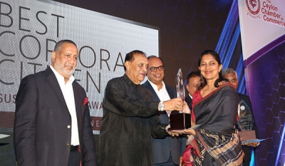 CBL Group is recognized among ‘Top 10 Best Corporate Citizens’ in Sri Lanka
