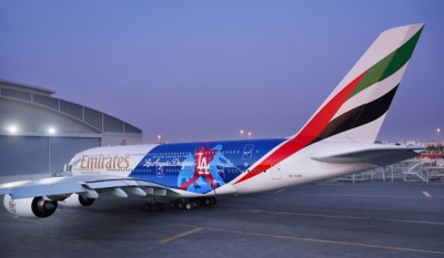Emirates’ A380 Makes Twin Touch Downs in Los Angeles and Vienna ( Video )